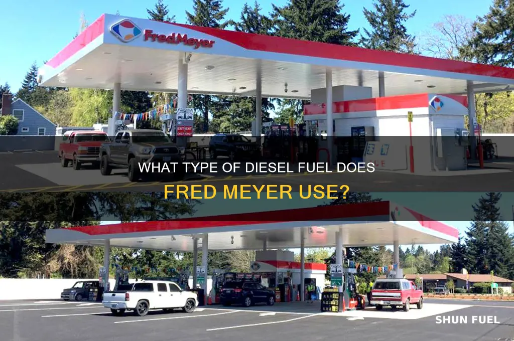 what type of desiel fuel fred meyers uses