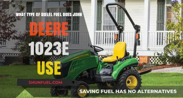 John Deere 1023E Diesel Fuel Type Guide for Optimal Performance