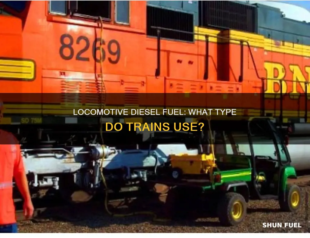 what type of diesel fuel do locomotives use