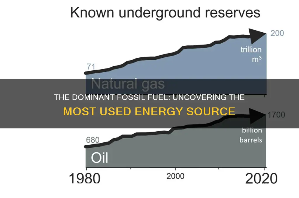 what type of fossil fuel is used the most