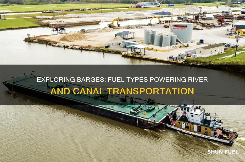 what type of fuel do barges use