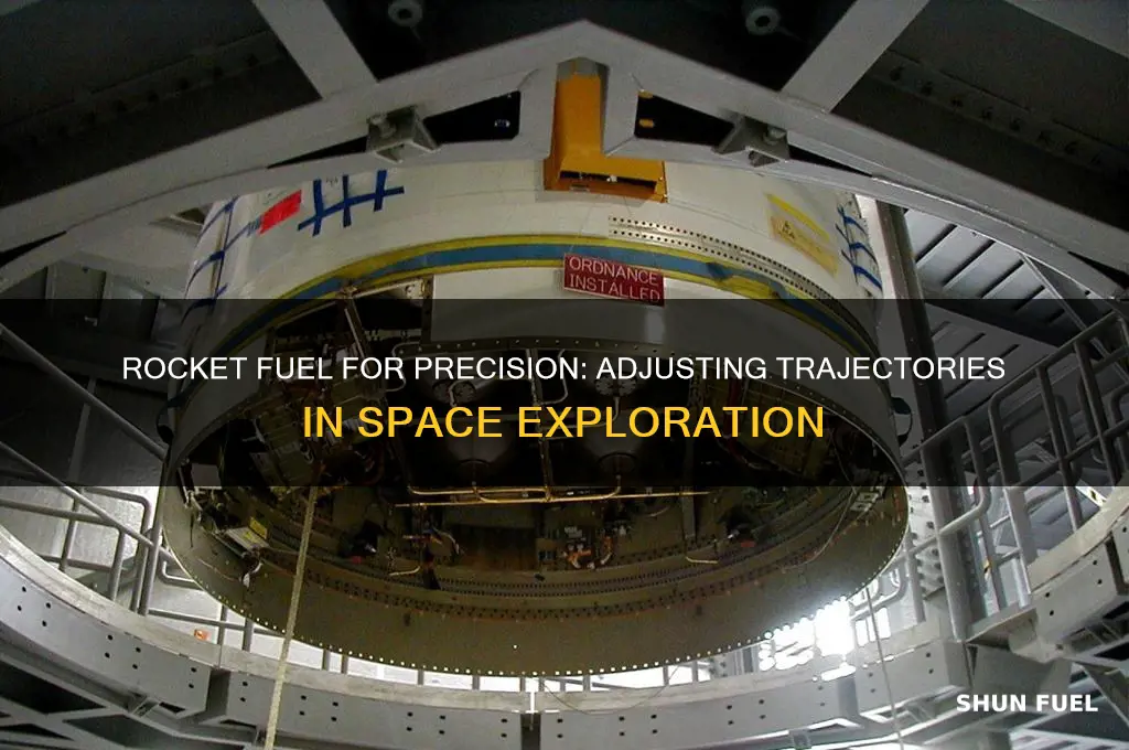 what type of fuel do rockets use to make adjustments