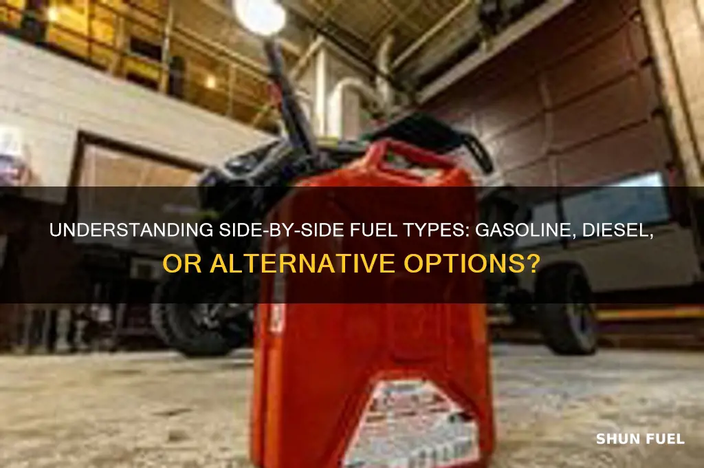 what type of fuel do side by side uses