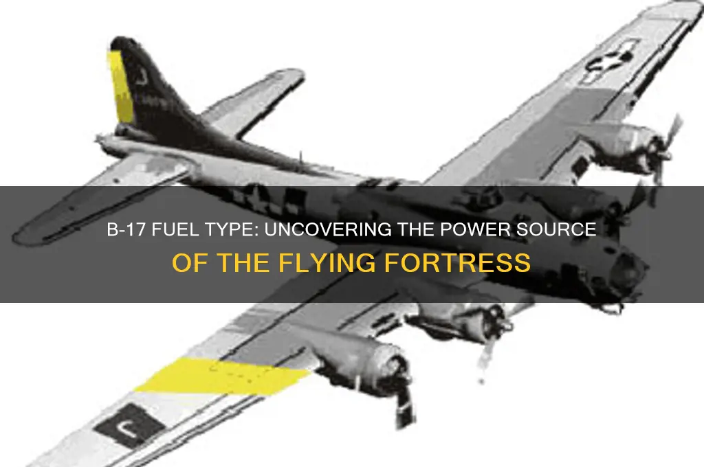 what type of fuel does a b-17 use