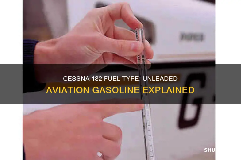 what type of fuel does a cessna 182 use