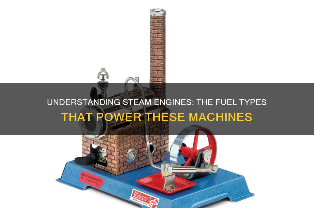 what type of fuel does a steam engine use