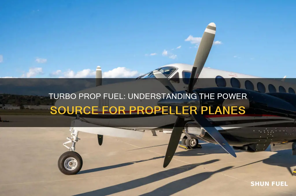 what type of fuel does a turbo prop plane use