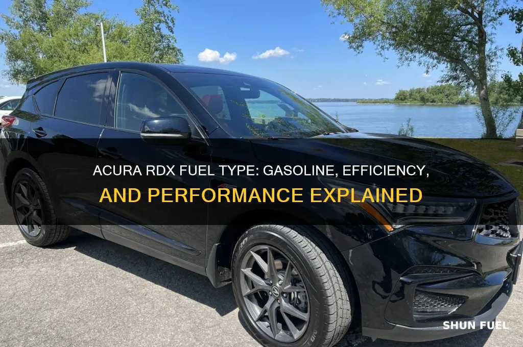 what type of fuel does acura rdx use