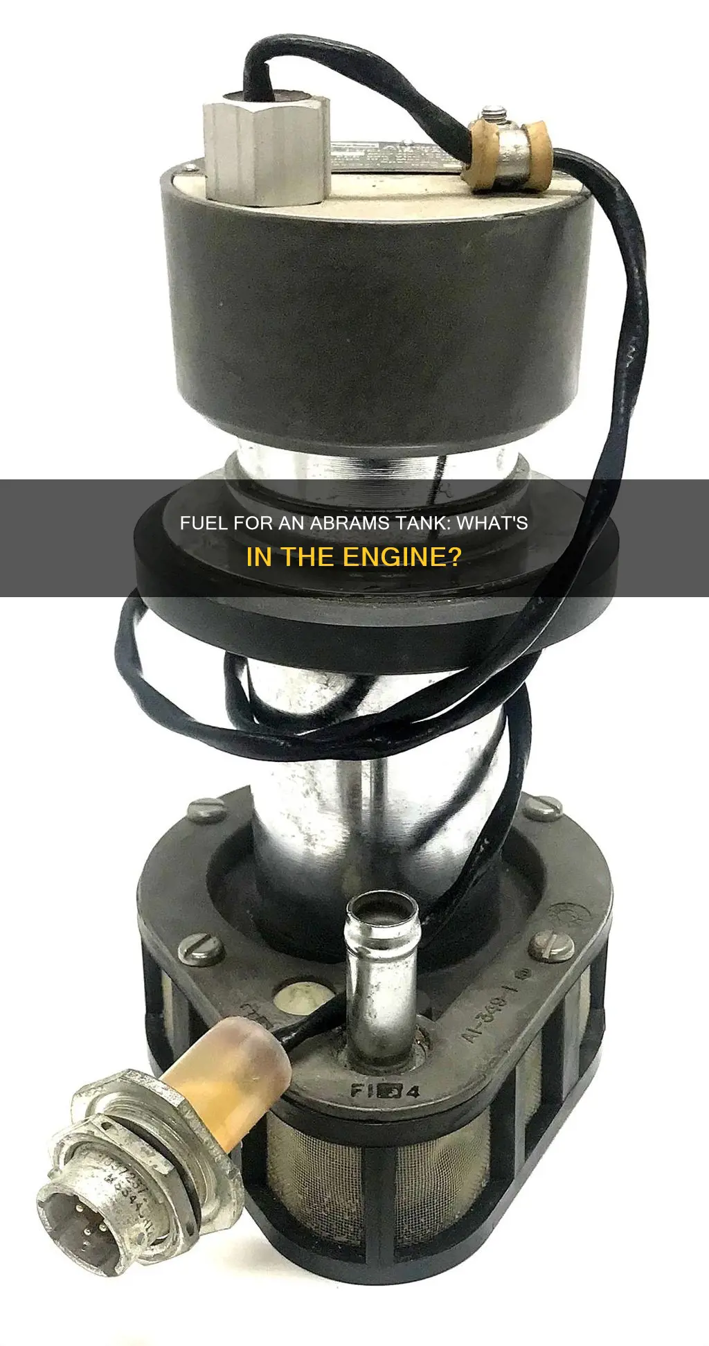 what type of fuel does an abrams tank use