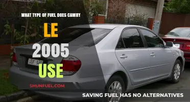 2005 Toyota Camry LE Fuel Type: Gasoline or Hybrid Options
