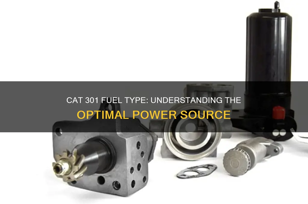 what type of fuel does cat 301 use