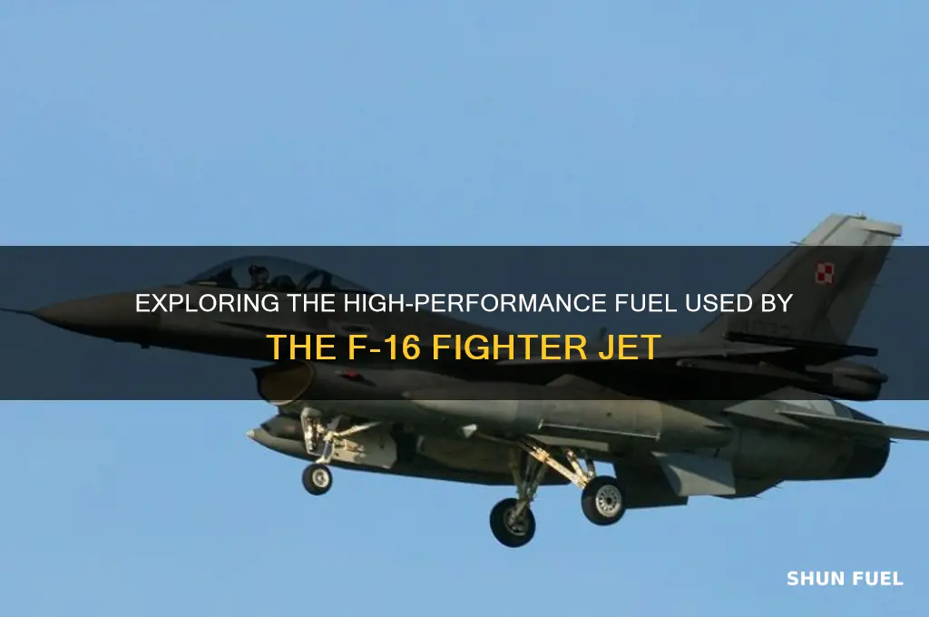 what type of fuel does f16 use
