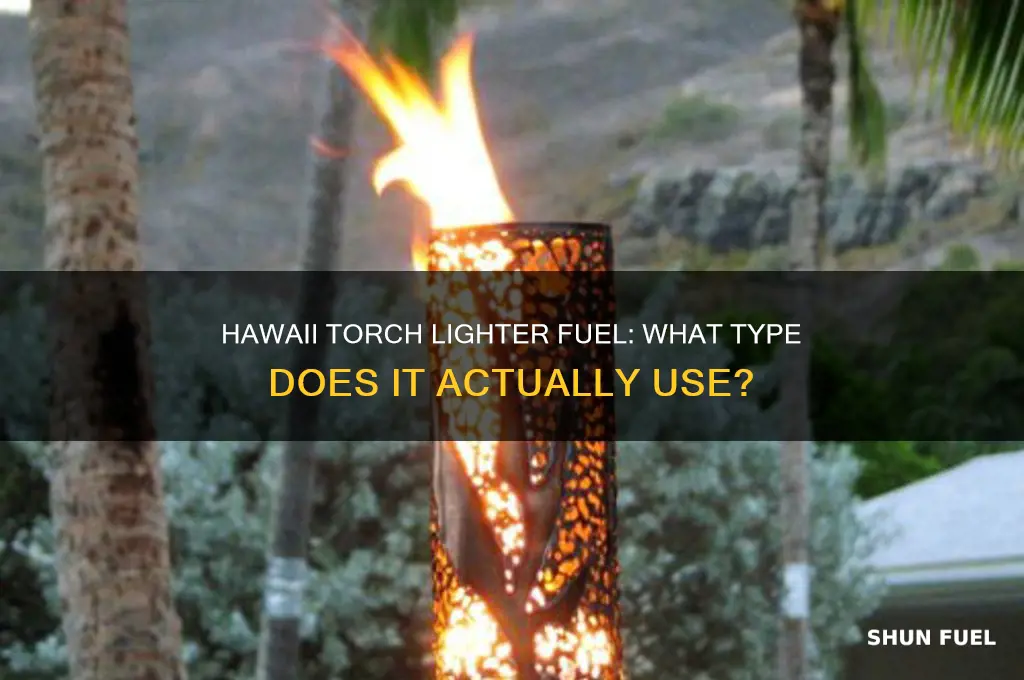 what type of fuel does hawaii torch lighter use