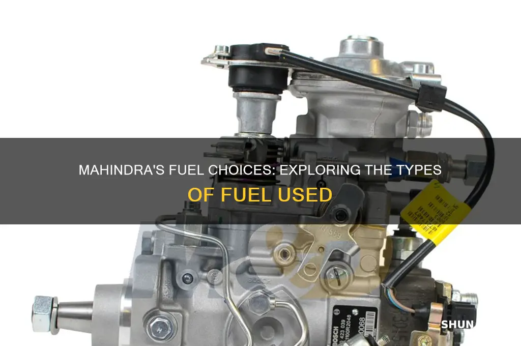what type of fuel does mahindra use