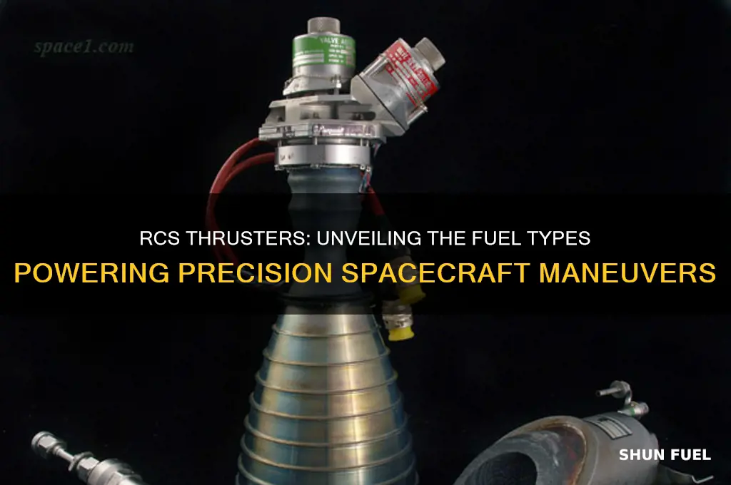 what type of fuel does rcs thrusters use