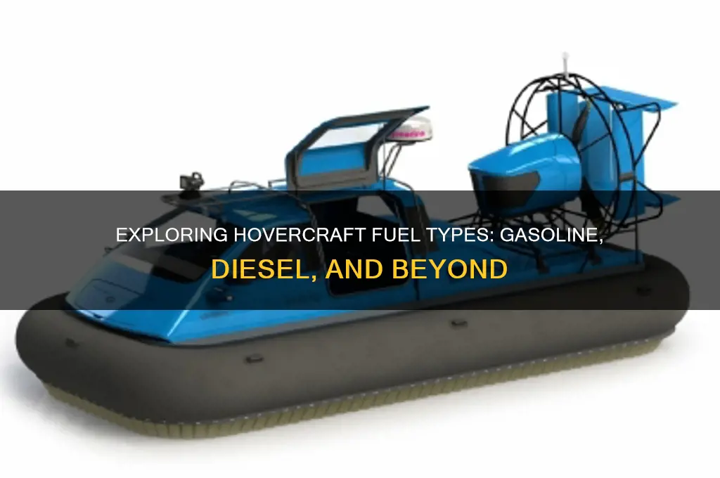 what type of fuel dohovercrafts use