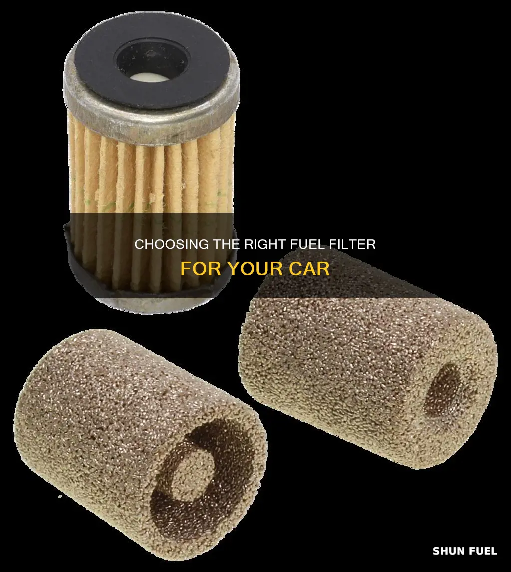 what type of fuel filter does my car need