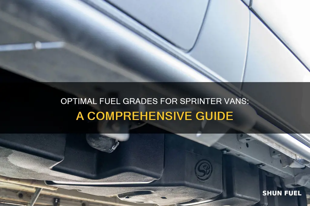 what type of fuel grade do sprinter vans use