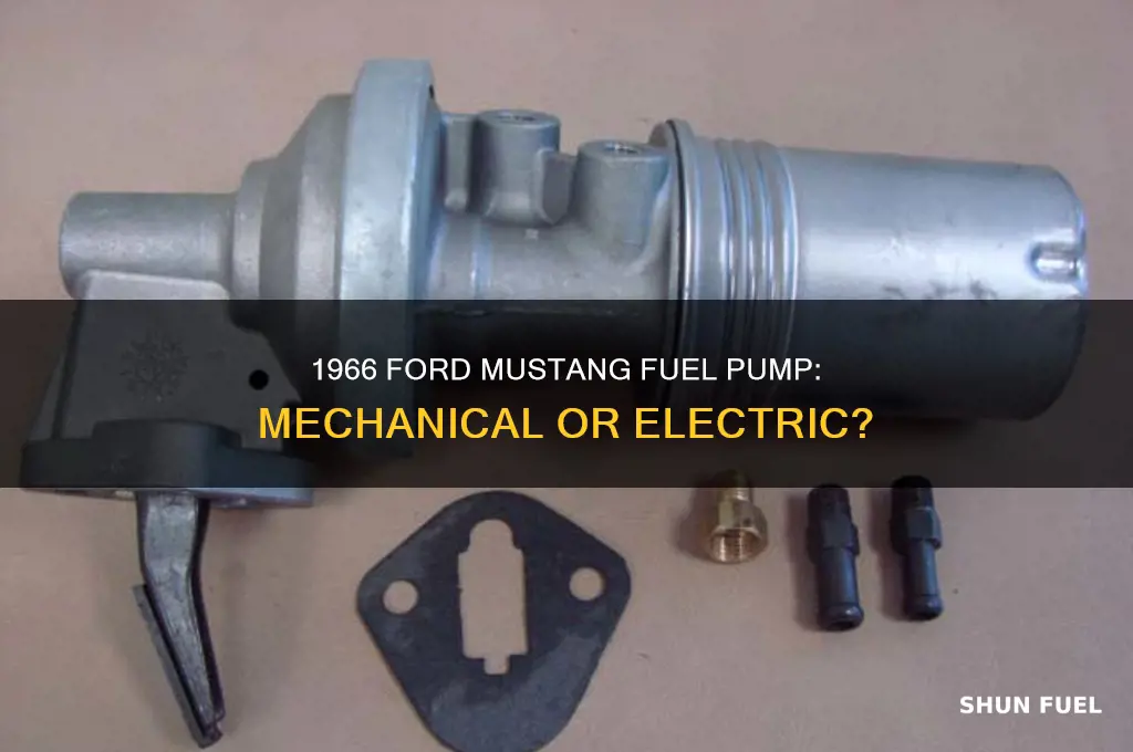 what type of fuel pump did ford 1966 mustang have