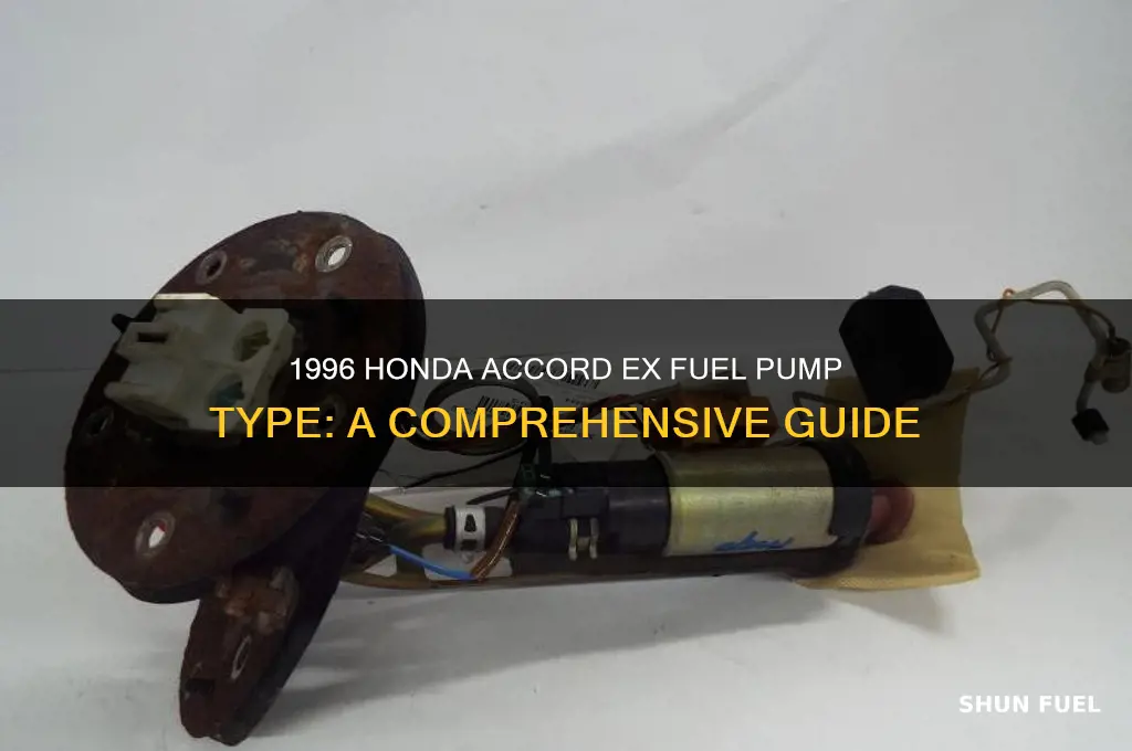 what type of fuel pump in 1996 honda accord ex