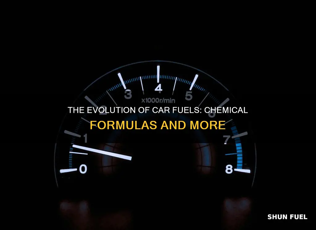 what type of fuel to cars use chemical formula