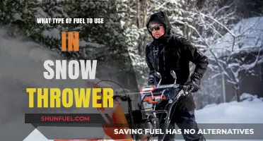 Best Fuel Types for Optimal Snow Thrower Performance in Winter