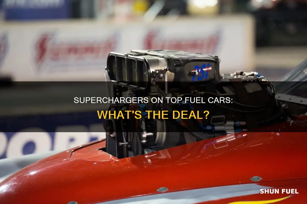 what type of supercharger is on top fuel cars