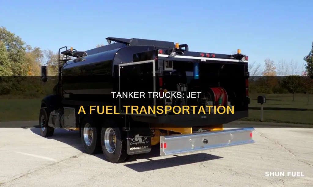 what type of tanker truck transports jet a fuel