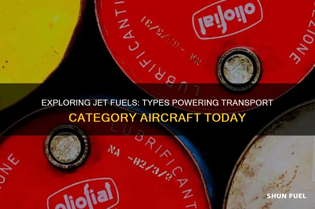 what types of fuels are used in transport category aircraft