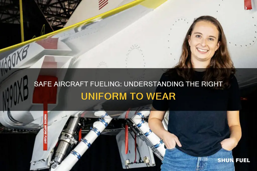 what unform can i wera while aircraft fueling