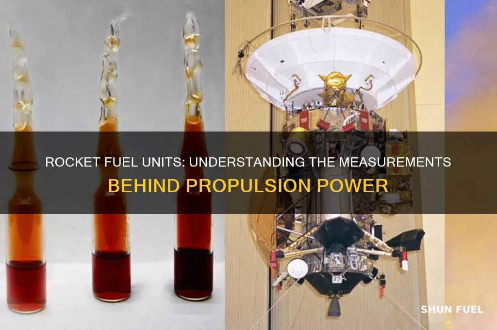 what unit is used for rocket fuel
