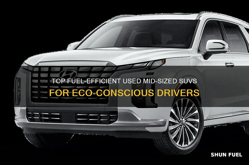 what used mid sized suv gets the best fuel mileage