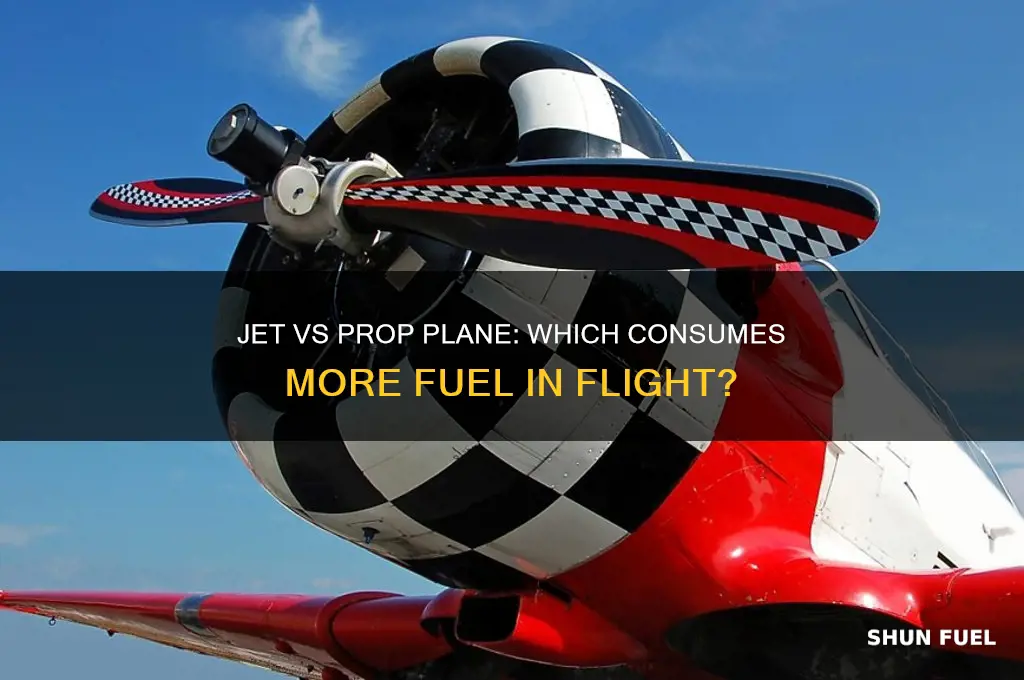 what uses more fuel a jet or a prop plane