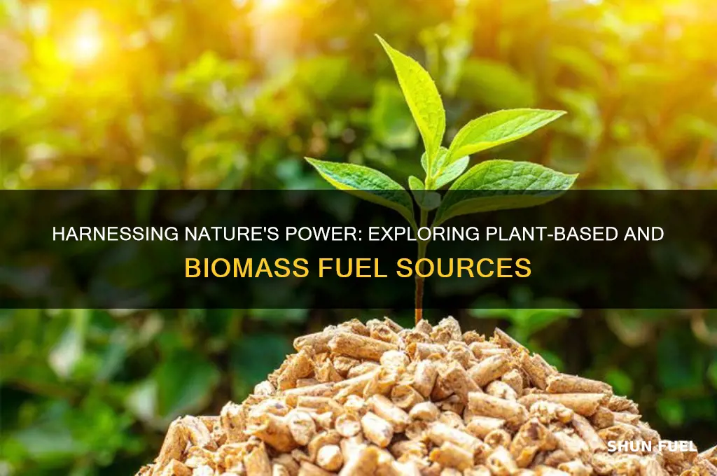 what uses plants or other materials for fuel