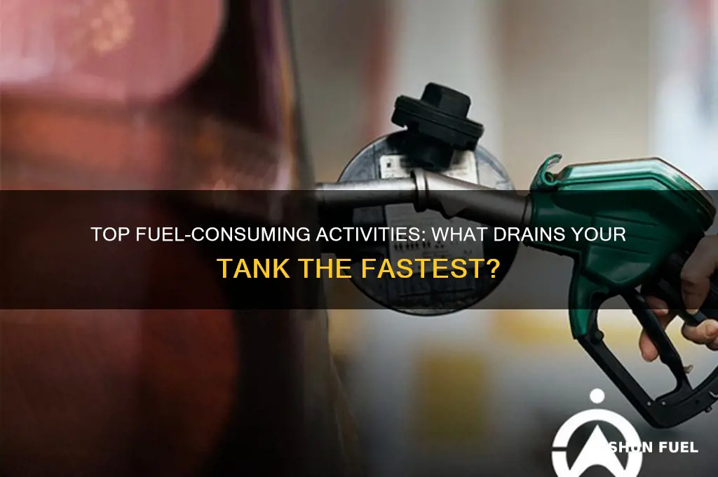 what uses the most fuel