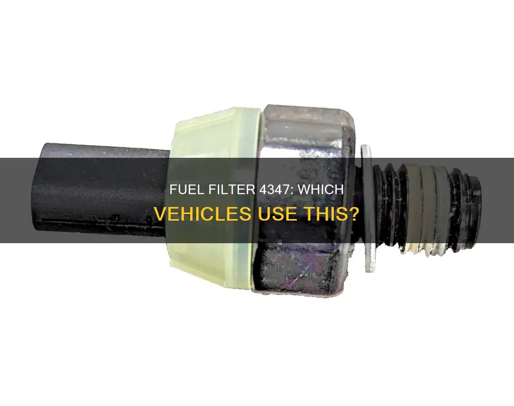 what vehicle is fuel filter 4347 used for