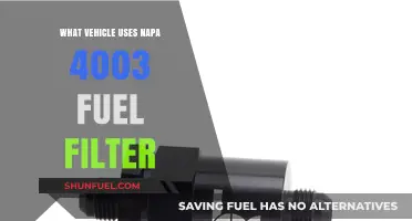 Fuel Filter Compatibility: Napa 4003 Vehicles