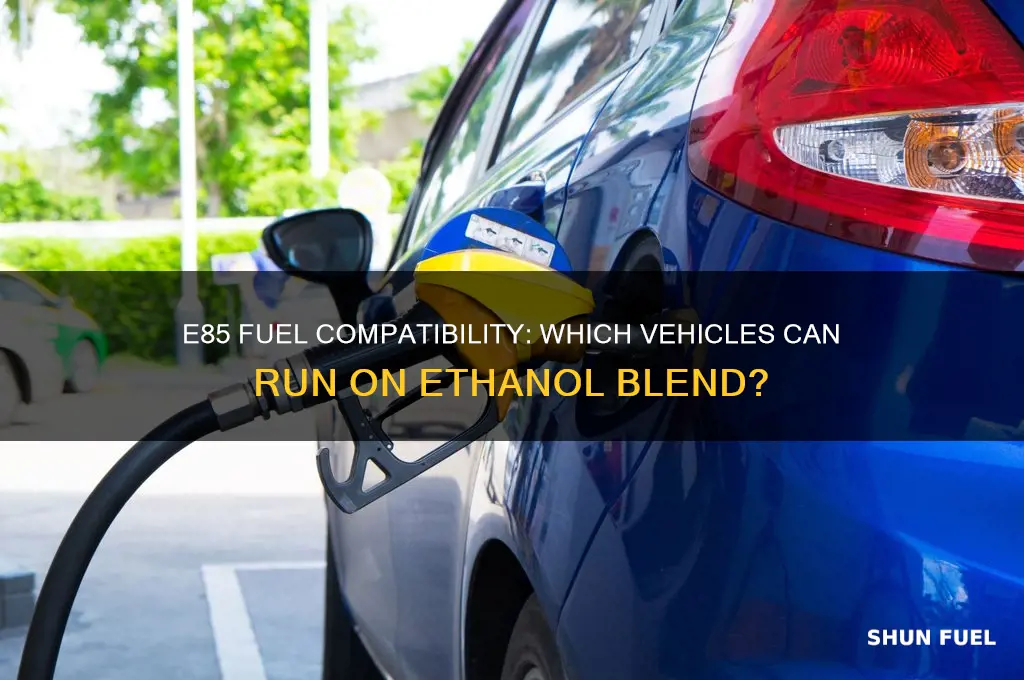 what vehicles take e85 fuel