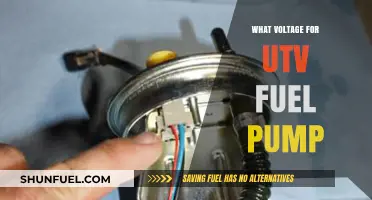 Optimal UTV Fuel Pump Voltage: A Comprehensive Guide for Performance