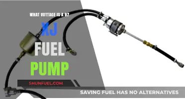 Understanding the Correct Voltage for a 97 XJ Fuel Pump