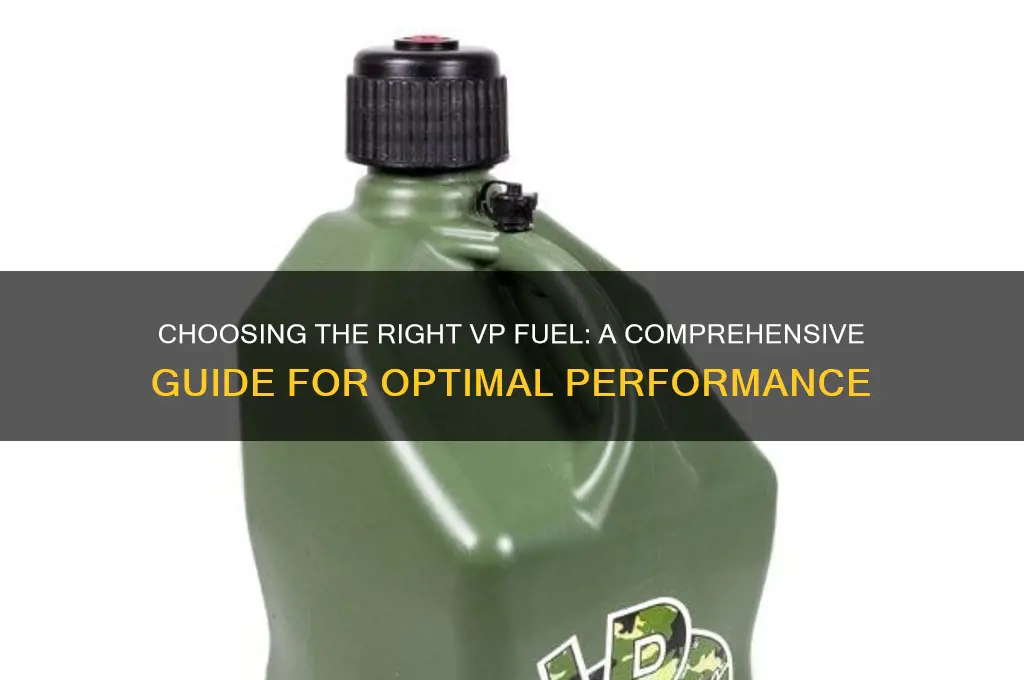 what vp fuel should i use