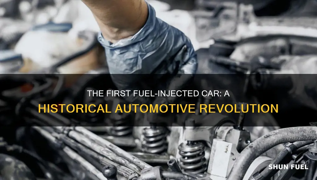 what was the first fuel injected car