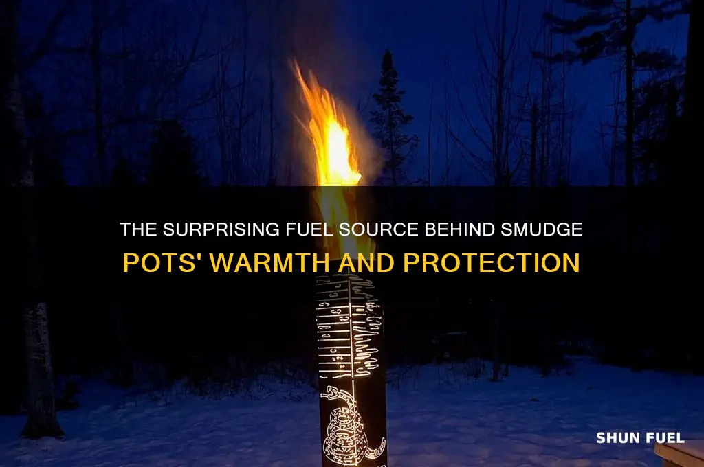 what was the fuel used in smudge pots