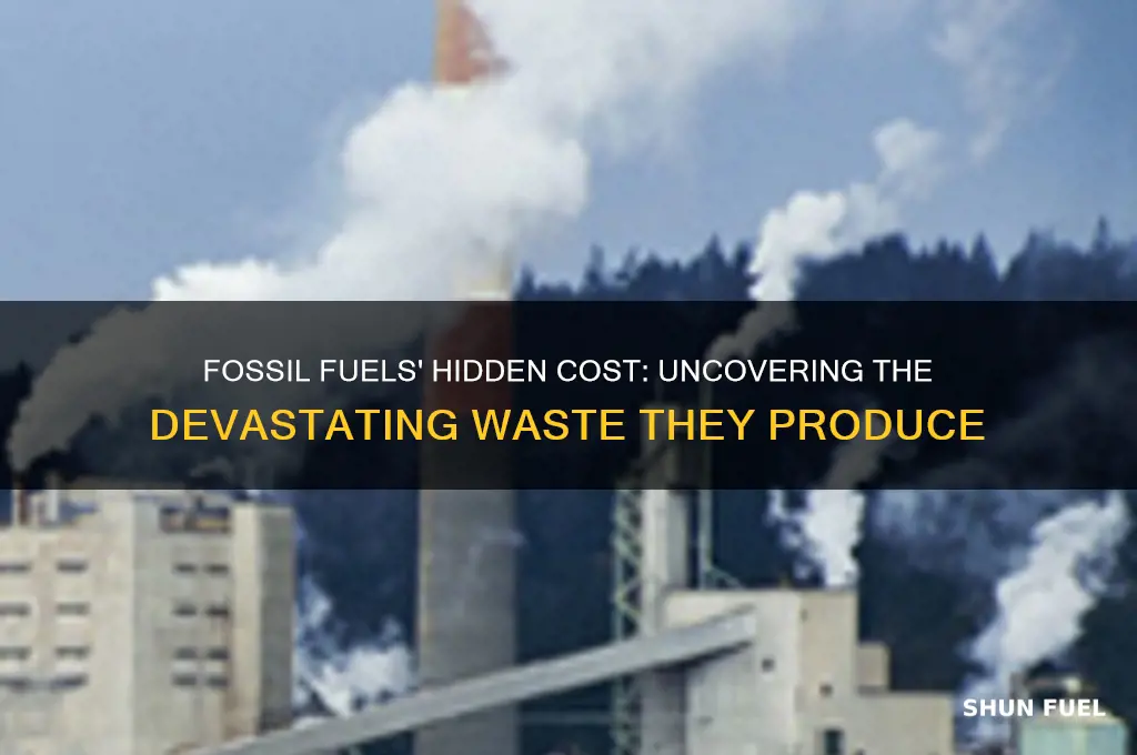 what waste do fossil fuels produce