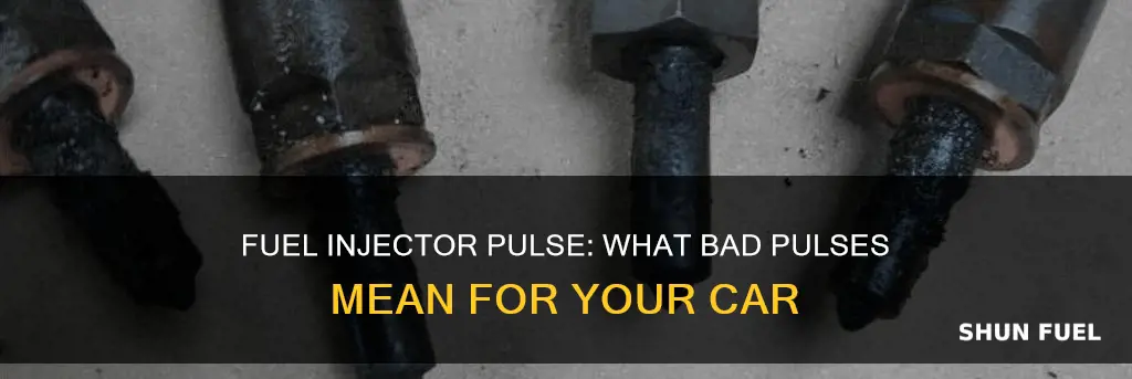 what will bad fuel injector pulse tell me