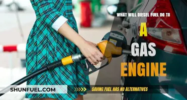 Diesel in a Gas Engine: What Happens?