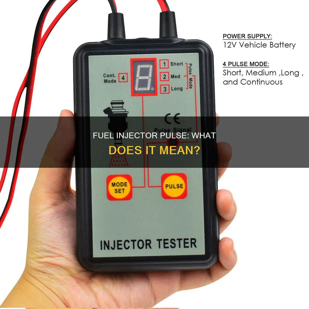 what will fuel injector pulse tell me