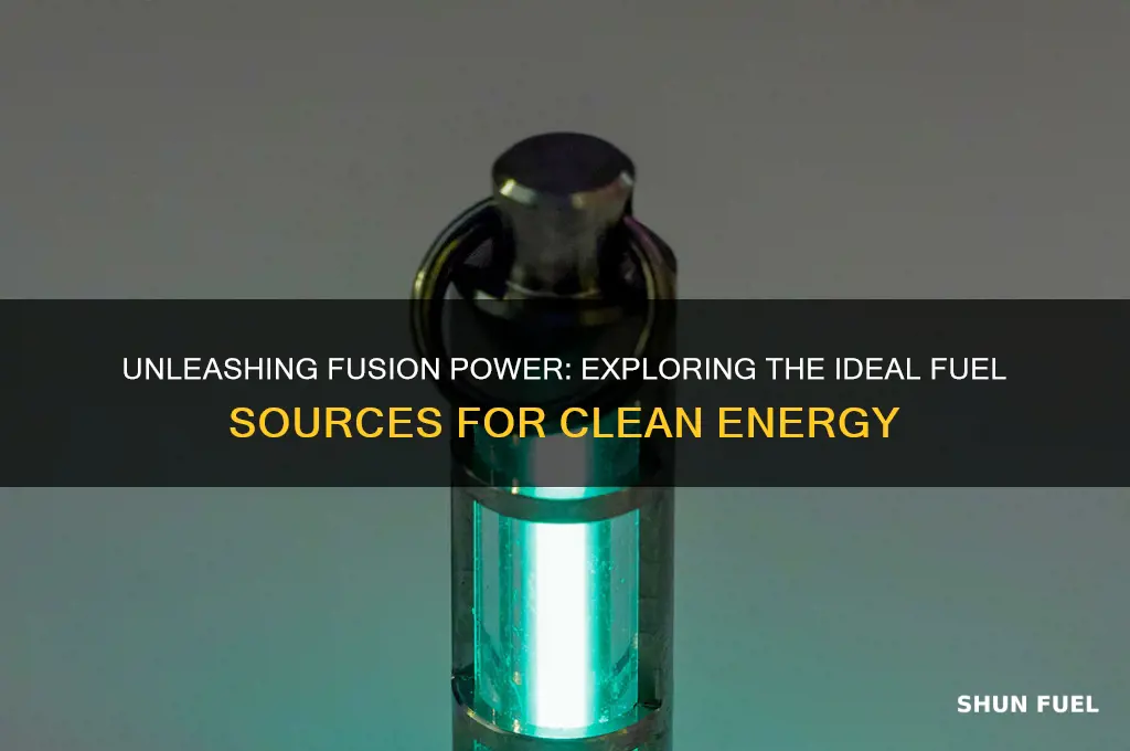 what would be used to fuel fusion