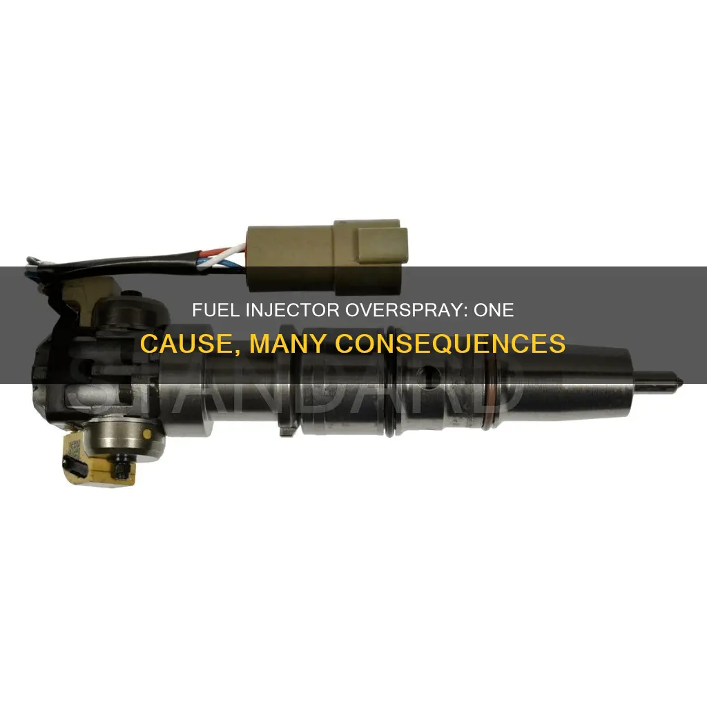 what would cause 1 fuel injector to overspray