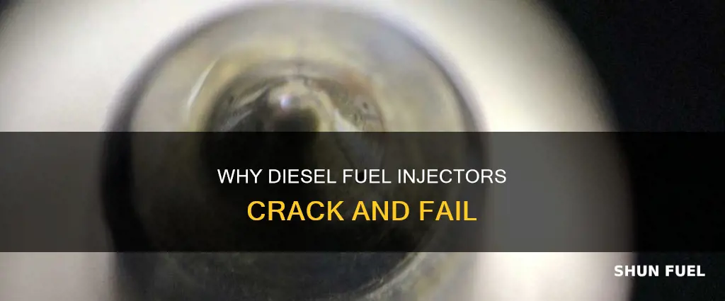 what would cause a cracked desiel fuel injector